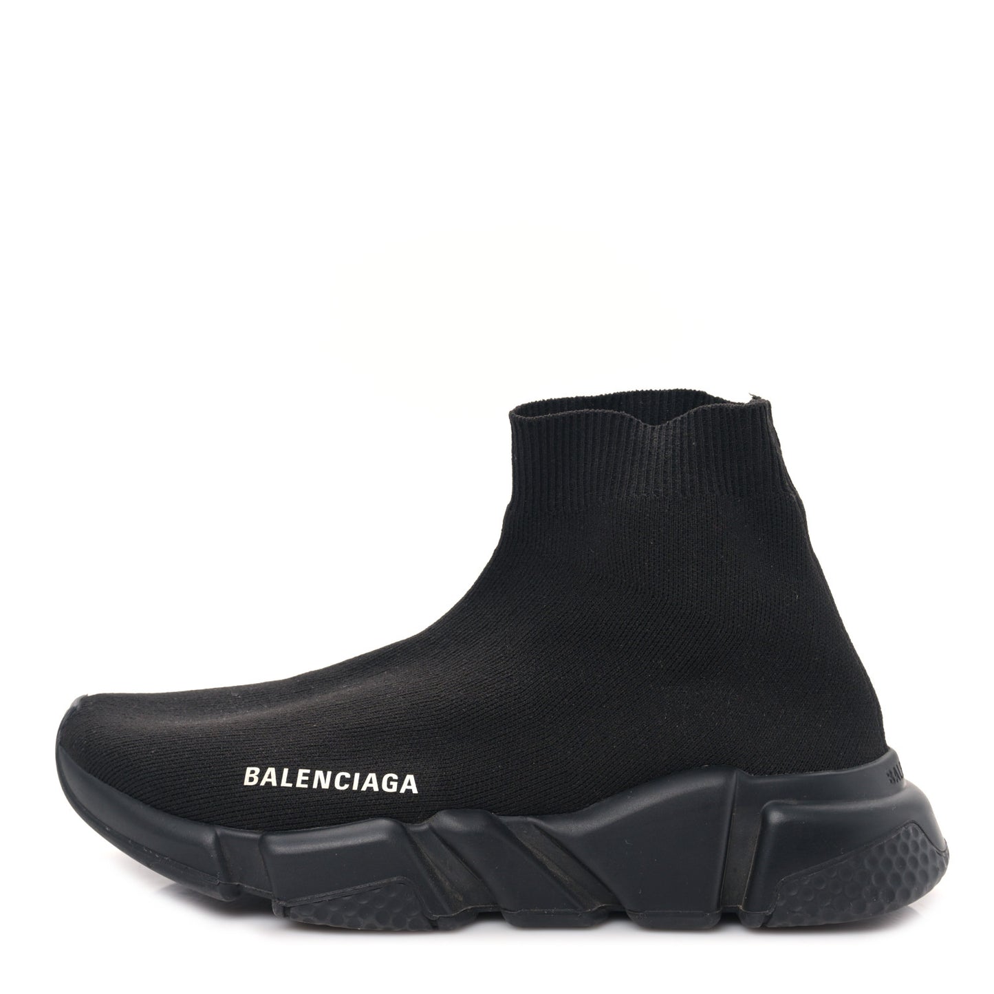 Neoprene Knit Womens Speed Sneakers 38 Black