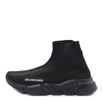 Balenciaga Neoprene Knit Womens Speed Sneakers 38 Black 1 of 8