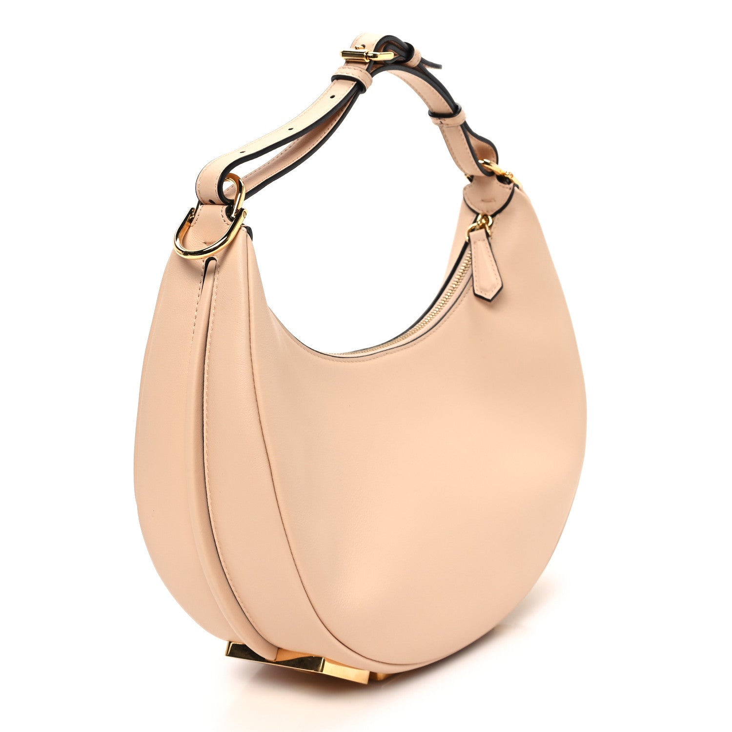 Fendi Vitello Grace Matte Small Fendigraphy Hobo Bag Light Rose 3 of 10