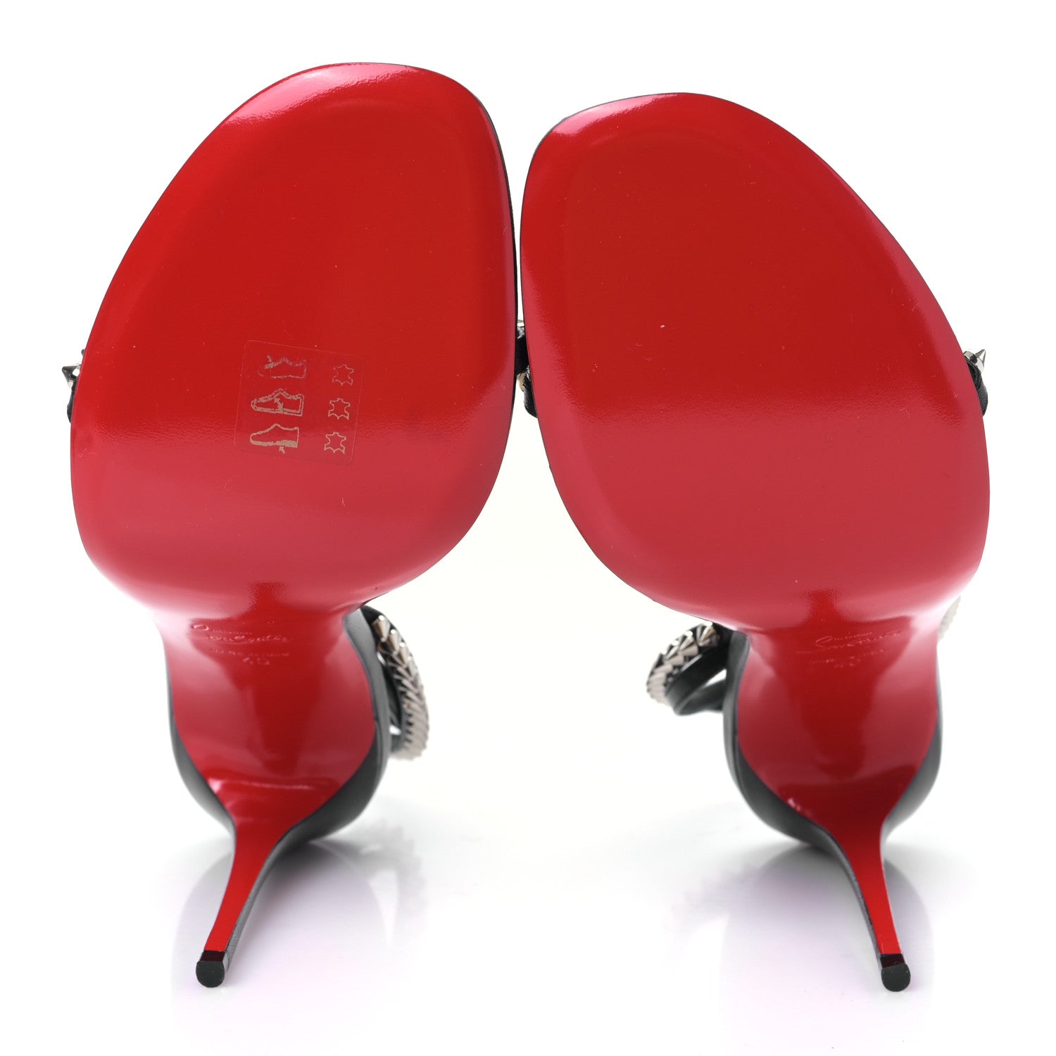 Christian Louboutin Kid Spiked So Me 100 Sandals 40 Black 5 of 9