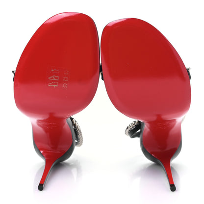 Christian Louboutin Kid Spiked So Me 100 Sandals 40 Black 5 of 9