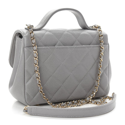 Chanel Caviar Quilted Small Business Affinity Flap Grey 3 of 9
