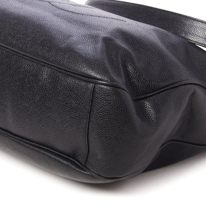 Chanel Caviar Large CC Shoulder Bag Black 4 of 9