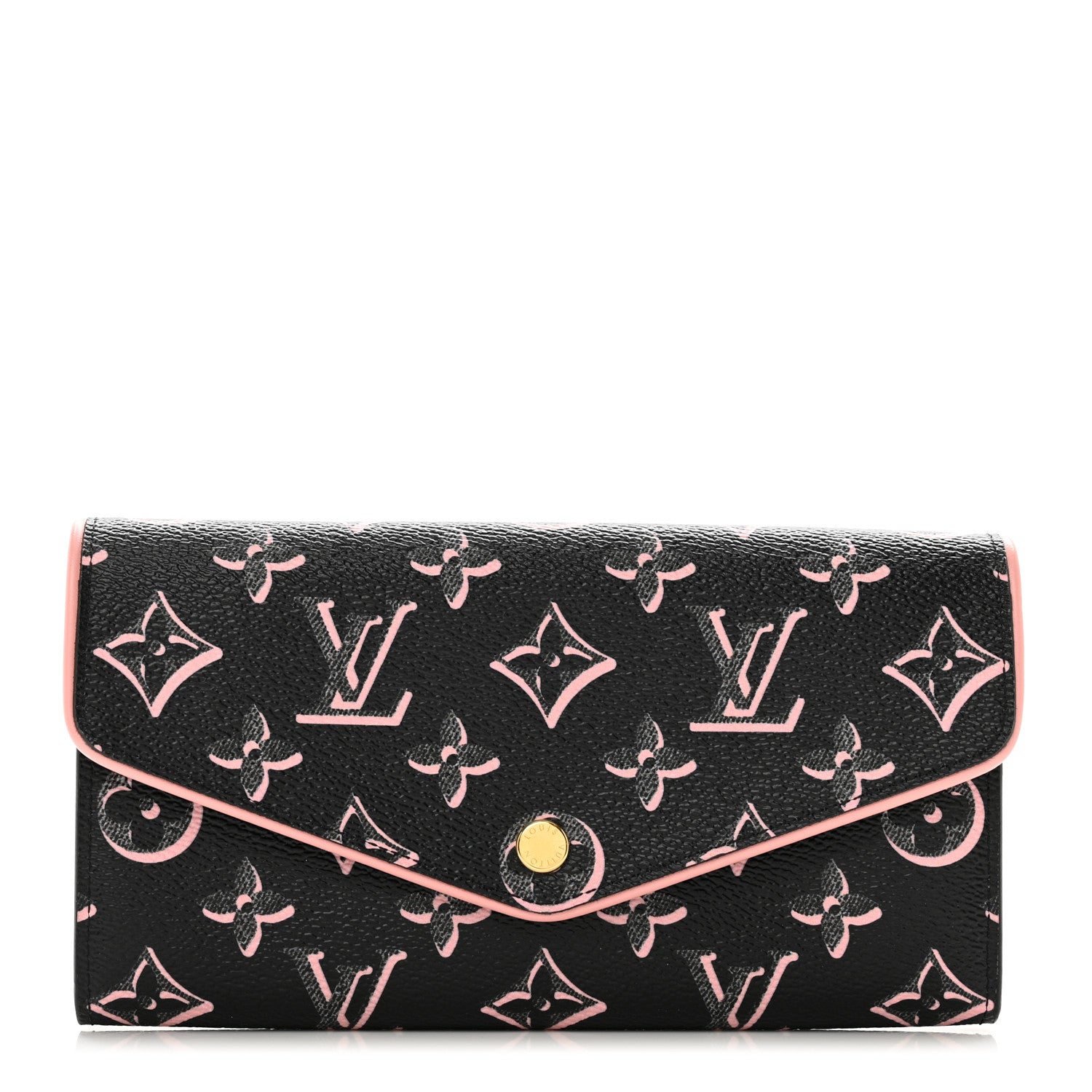 Louis Vuitton Monogram Fall For You Sarah Wallet Black 1 of 7