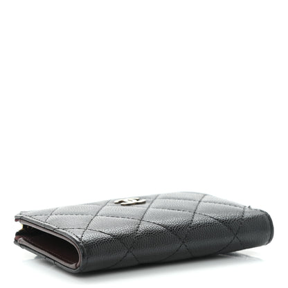 Chanel Caviar Quilted Zipped Key Holder Case Black 3 of 9