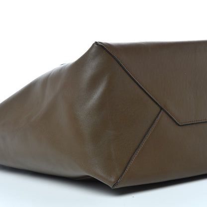 Celine Smooth Calfskin Small Coulisse Cabas Moss Green 5 of 10