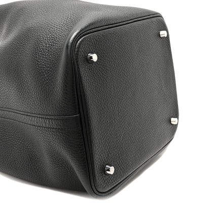 Hermes Taurillon Clemence Picotin Lock 22 MM Black 8 of 9