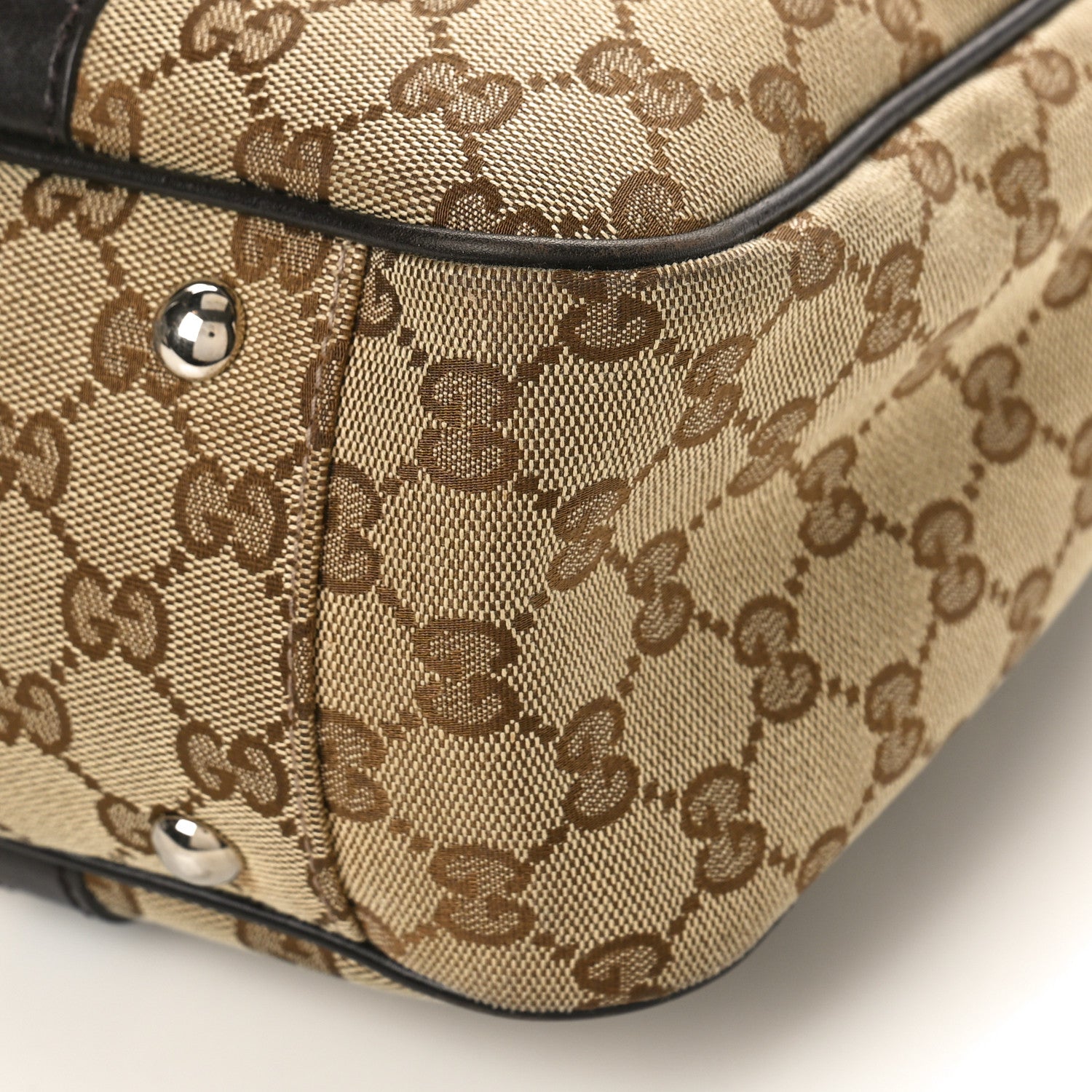 Gucci Monogram Medium Twins Tote Dark Brown 9 of 11