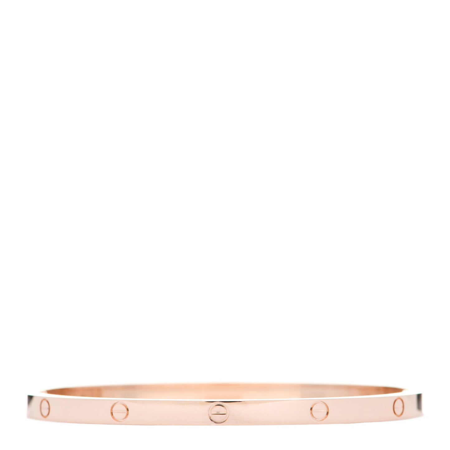 18K Pink Gold Small LOVE Bracelet 17