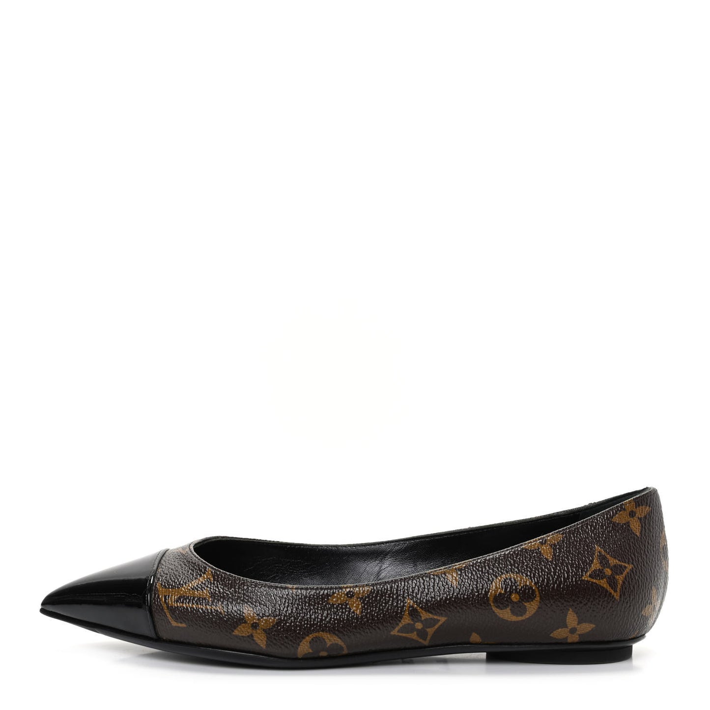 Patent Monogram Fetish Ballerina Flats 37.5