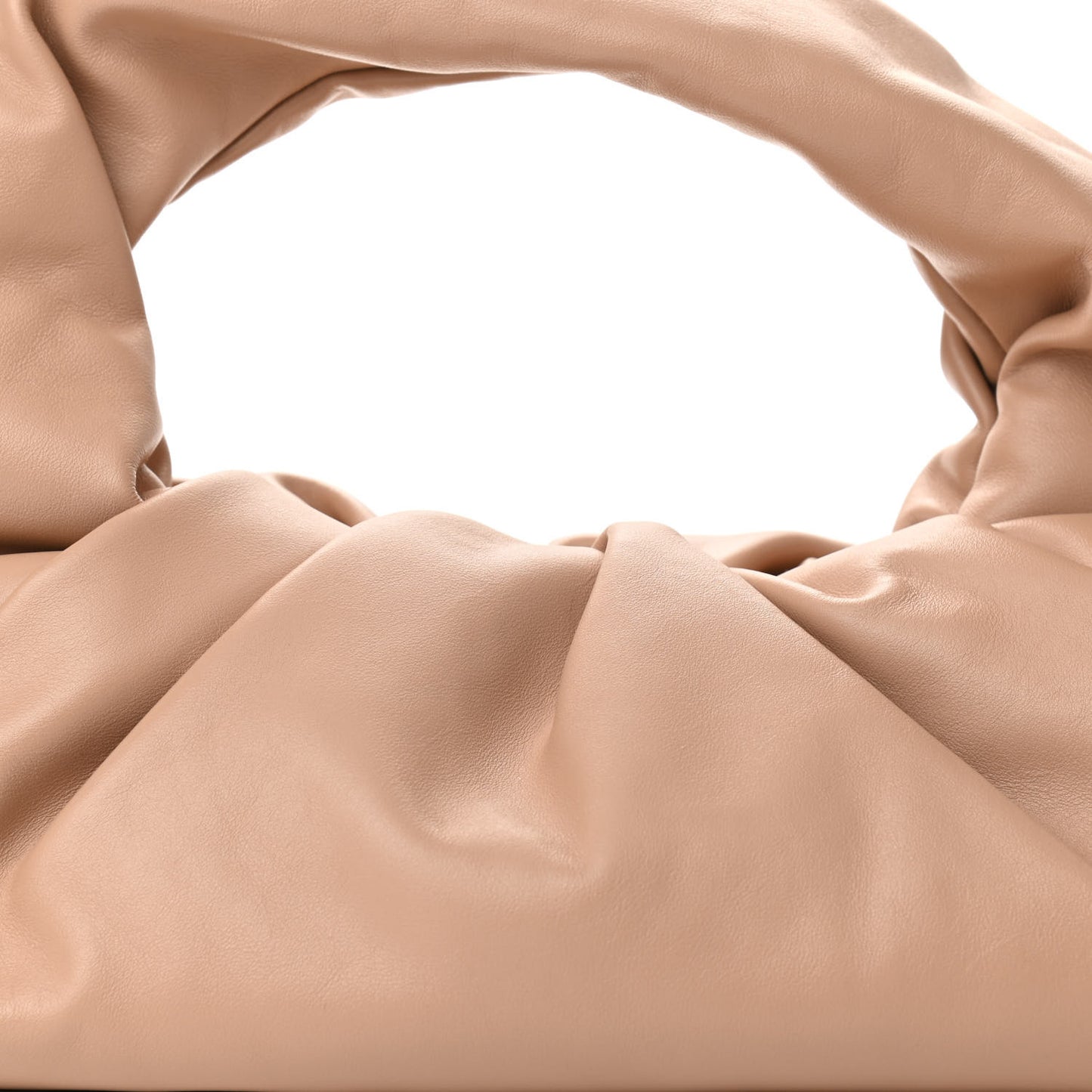 Smooth Butter Calfskin Small The Shoulder Pouch Almond