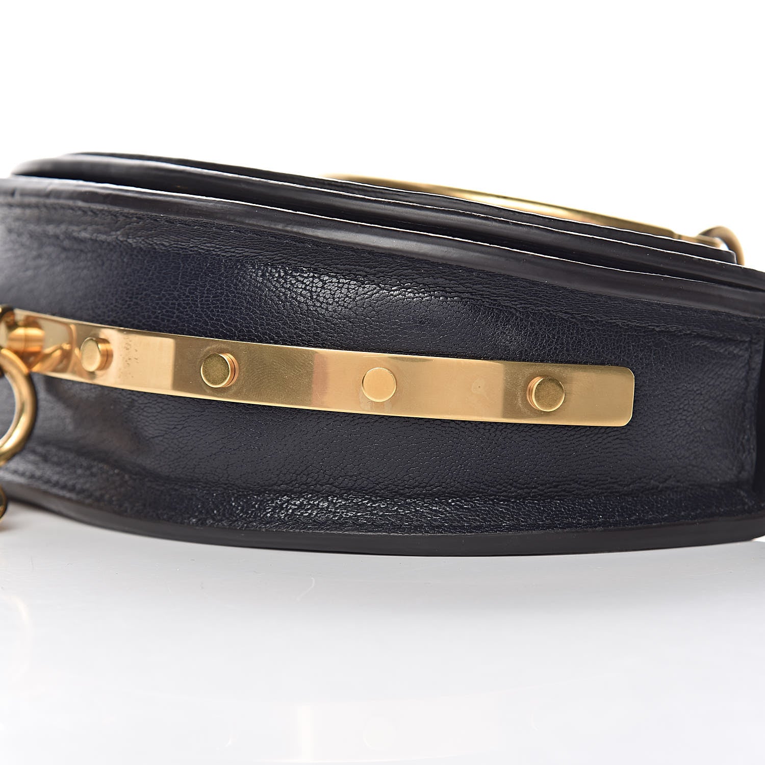 Chloe Calfskin Small Nile Bracelet Minaudiere Bag Black 13 of 13