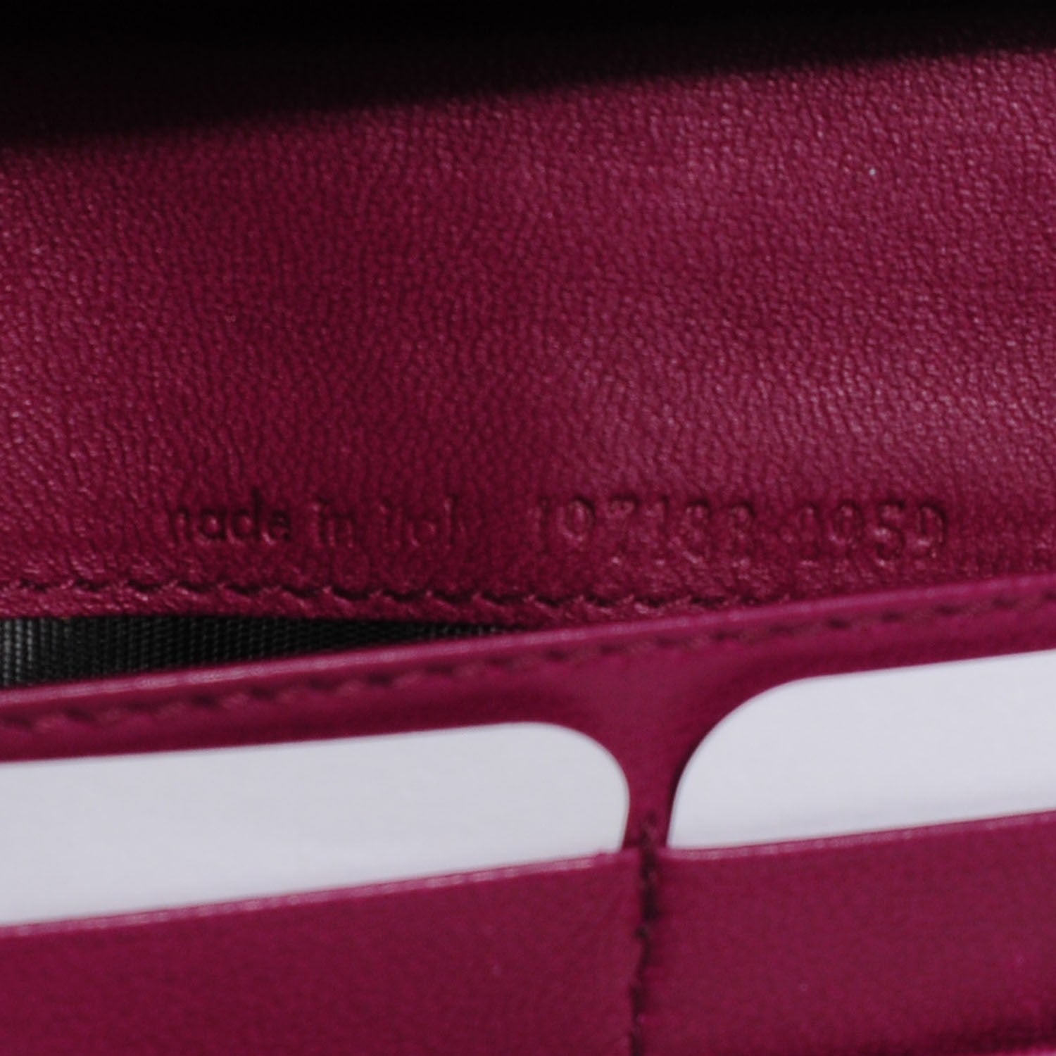 Saint Laurent Patent Calfskin Y Mail Long Wallet Burgundy 7 of 8
