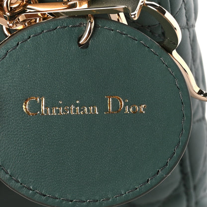 Christian Dior Lambskin Cannage Small My ABCDior Lady Dior Dark Green 6 of 11