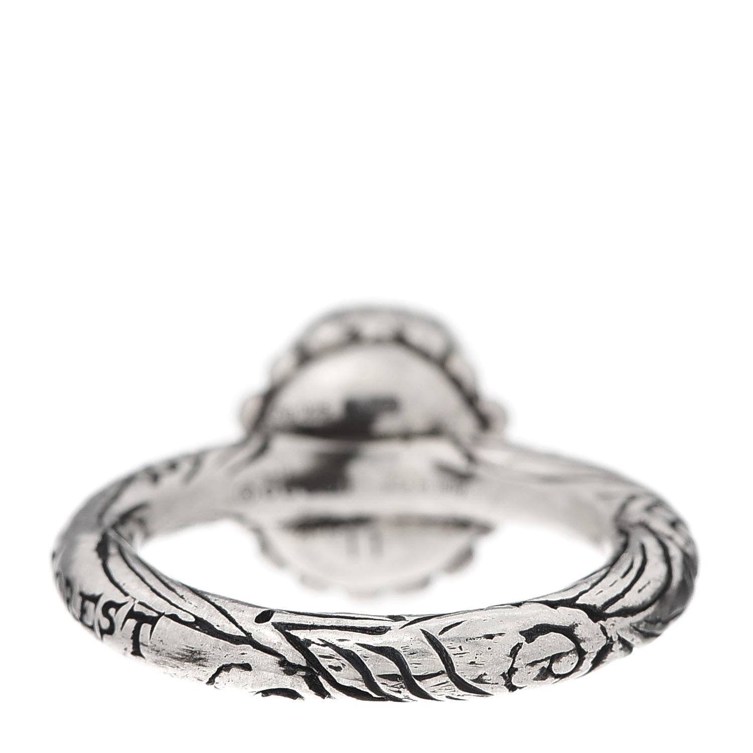 Gucci Sterling Silver Anger Forest Eagle Head Ring 51 5.75 4 of 5