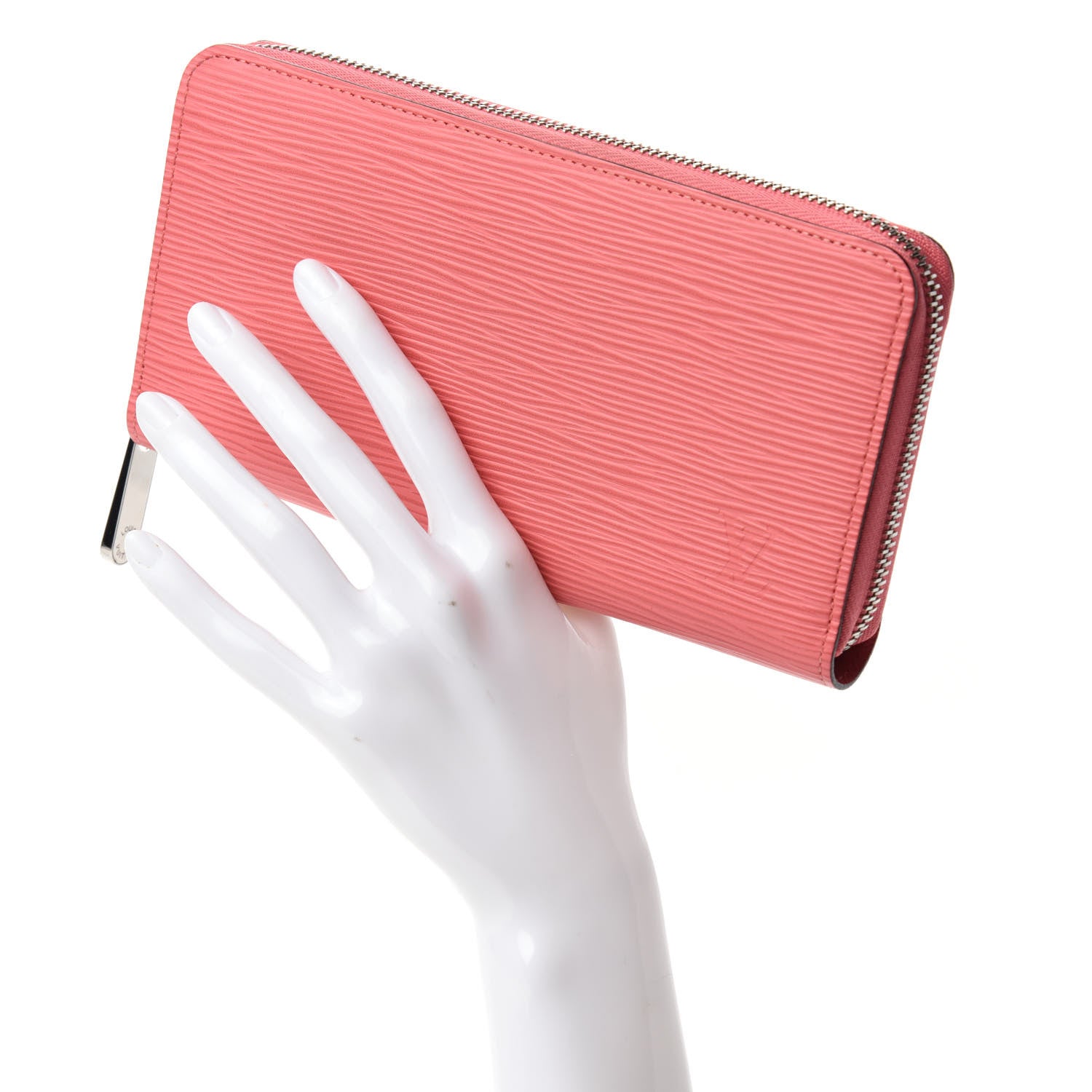 Louis Vuitton Epi Zippy Wallet Corail 2 of 7