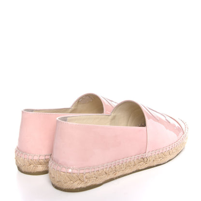 Chanel Patent CC Espadrilles 38 Pink 4 of 10