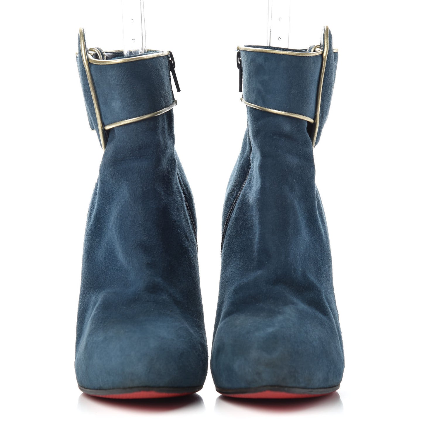 Suede Trottinette 140 Ankle Boots 39.5 Blue