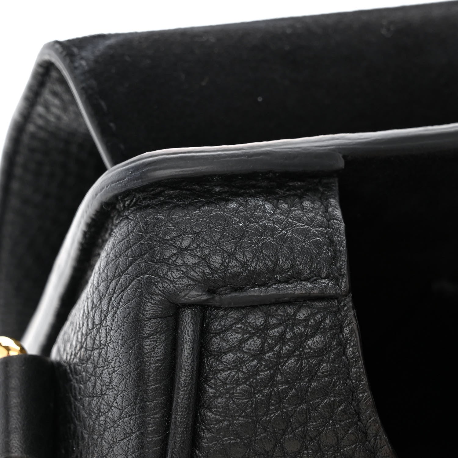 Christian Dior Grained Calfskin Medium Bobby Flap Navy Blue 11 of 12