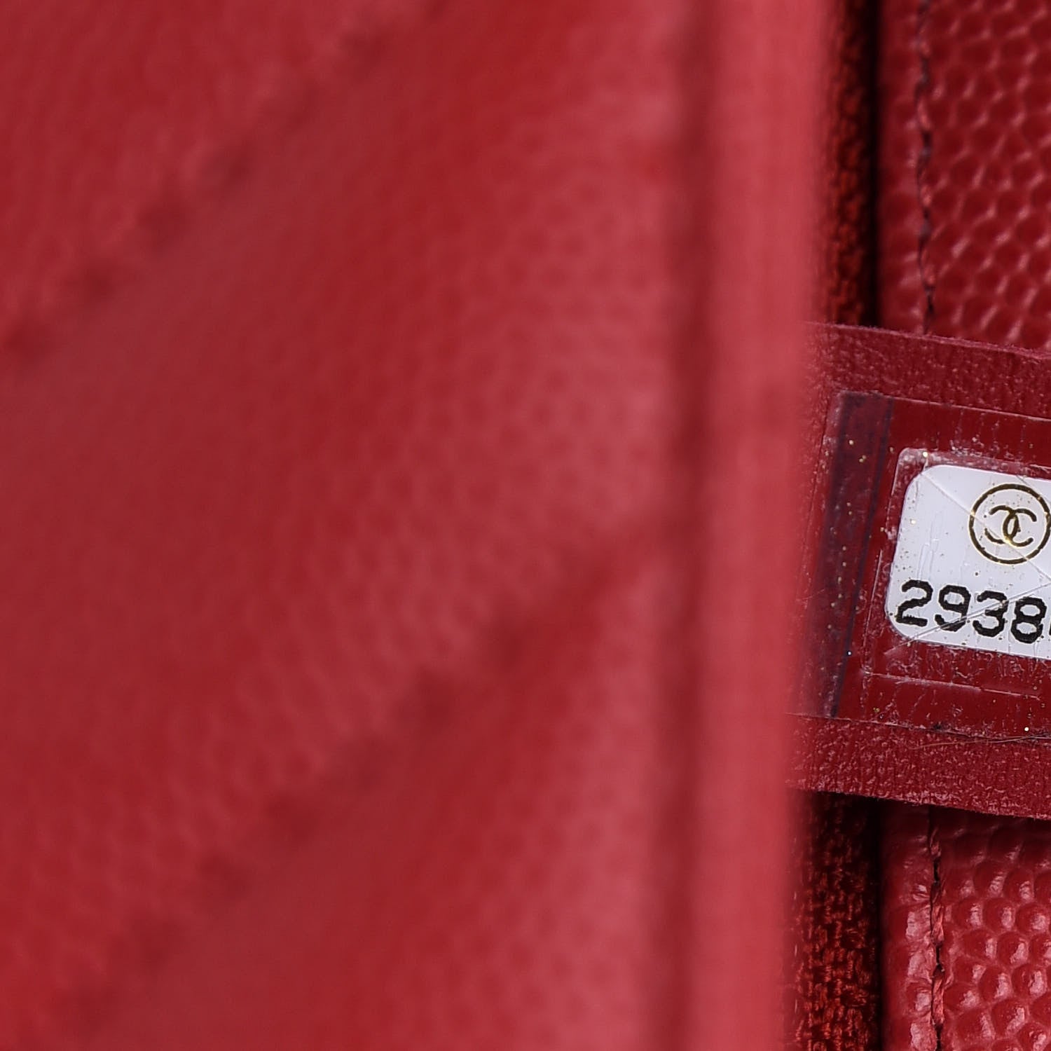 Chanel Caviar Chevron Quilted Small Coco Handle Flap Red 6 of 8