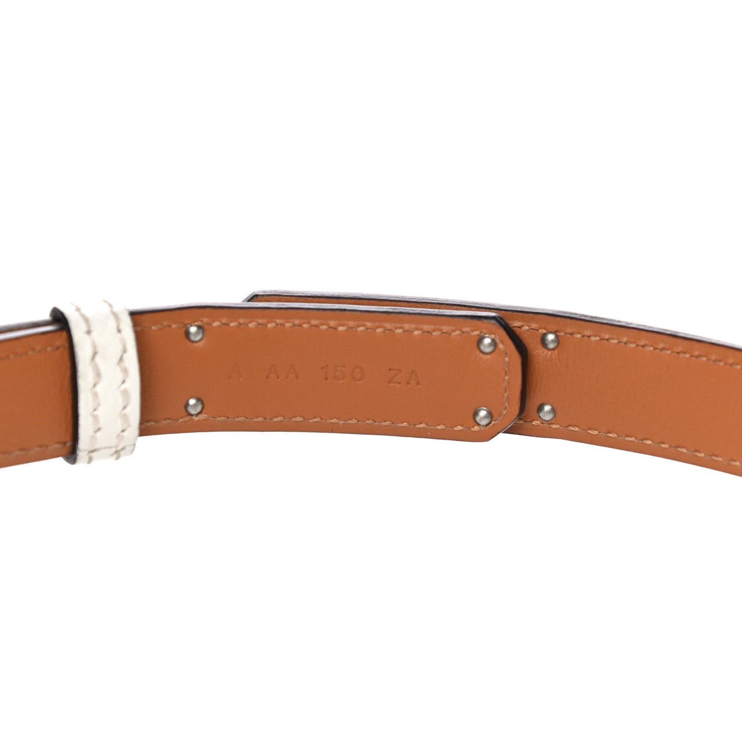 Hermes Epsom Kelly Belt White 5 of 8