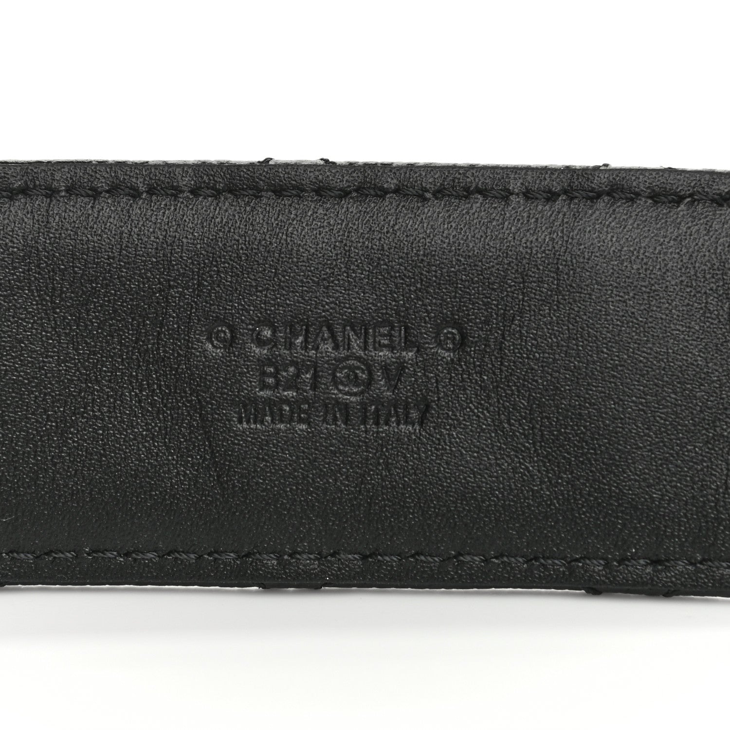 Chanel Caviar Quilted CC Chain Belt 85 34 Black 5 of 7