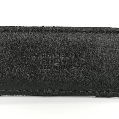 Chanel Caviar Quilted CC Chain Belt 85 34 Black 5 of 7