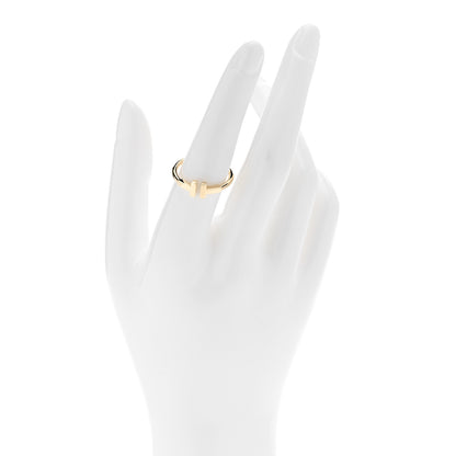 Tiffany 18K Yellow Gold T Wire Ring 54 7 2 of 5