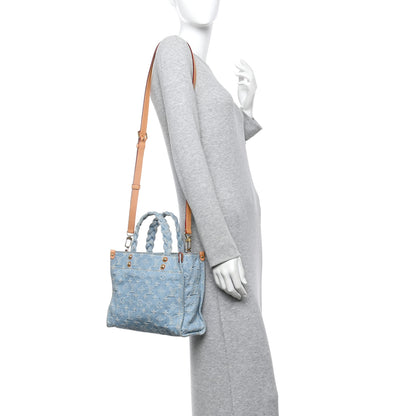 Louis Vuitton Monogram Washed Denim Let Go PM Sky Blue 2 of 10