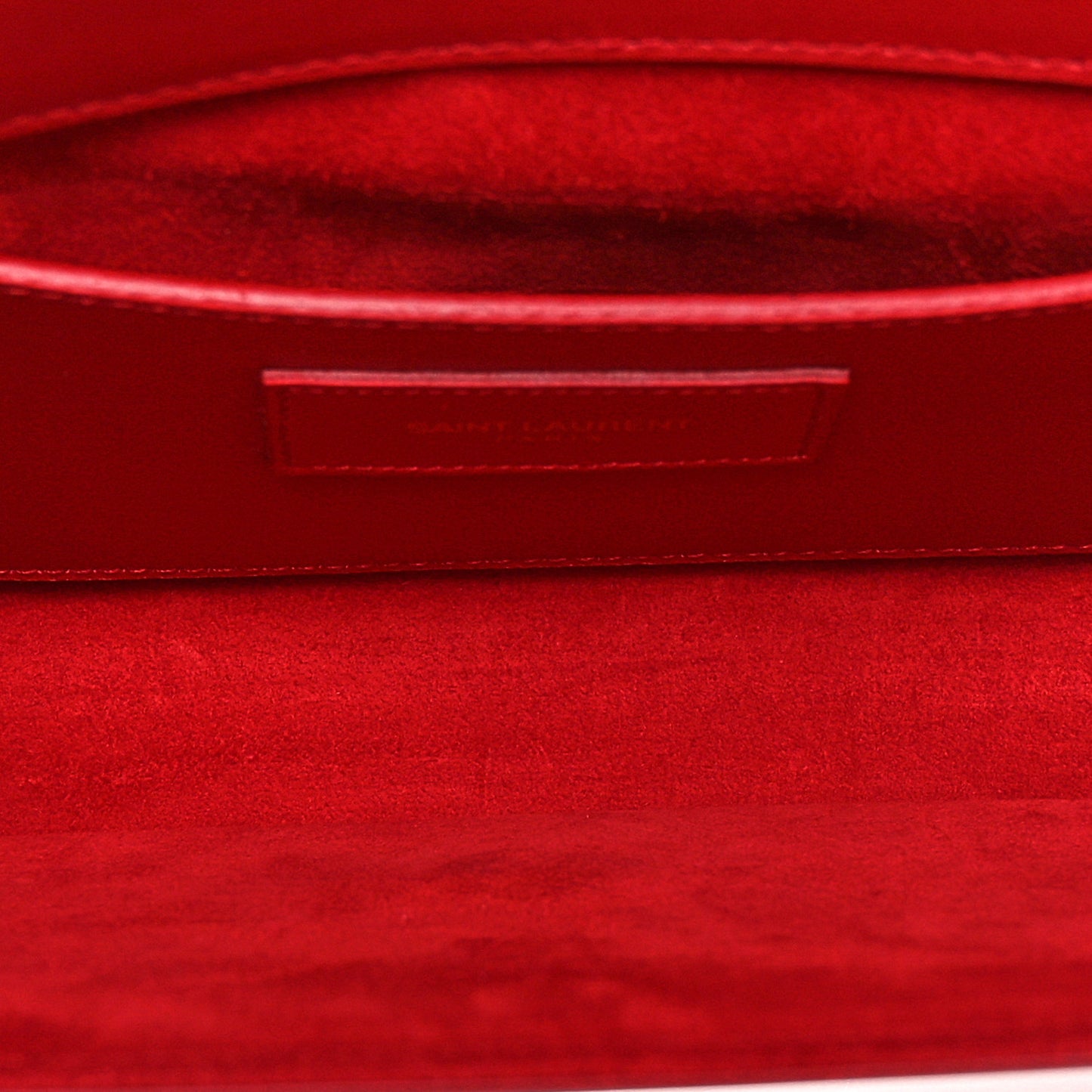 Calfskin Monogram Cassandre Clutch Rouge Orient