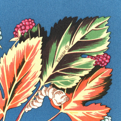 Hermes Silk L'Arbre de Soie Scarf 90 5 of 6