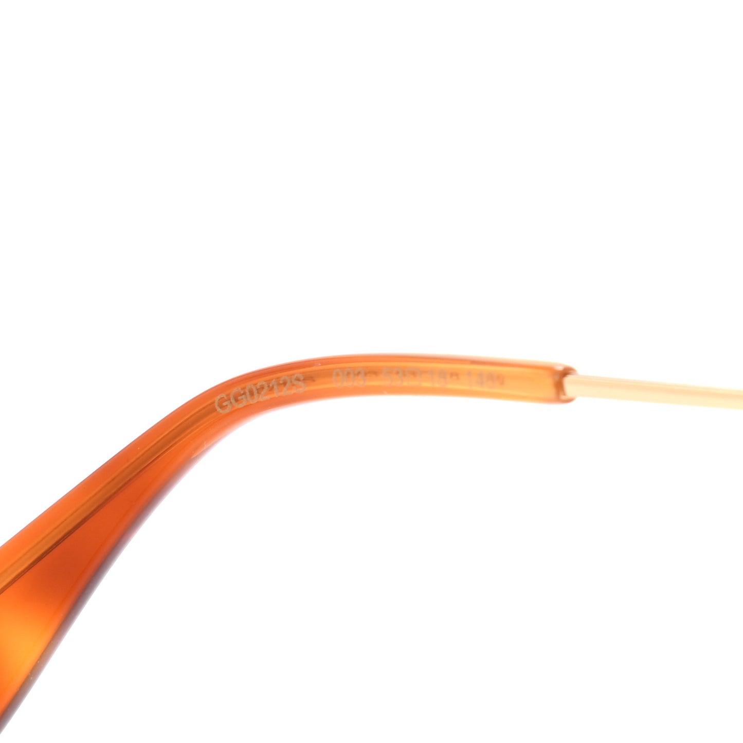 Acetate Pearl Cat Eye Sunglasses GG0212S White