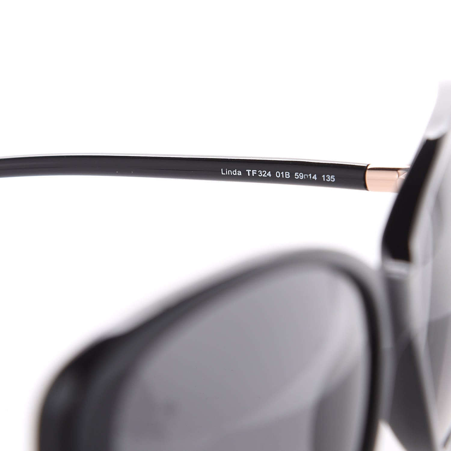 Tom Ford Linda Butterfly Sunglasses TF324 Black 6 of 7