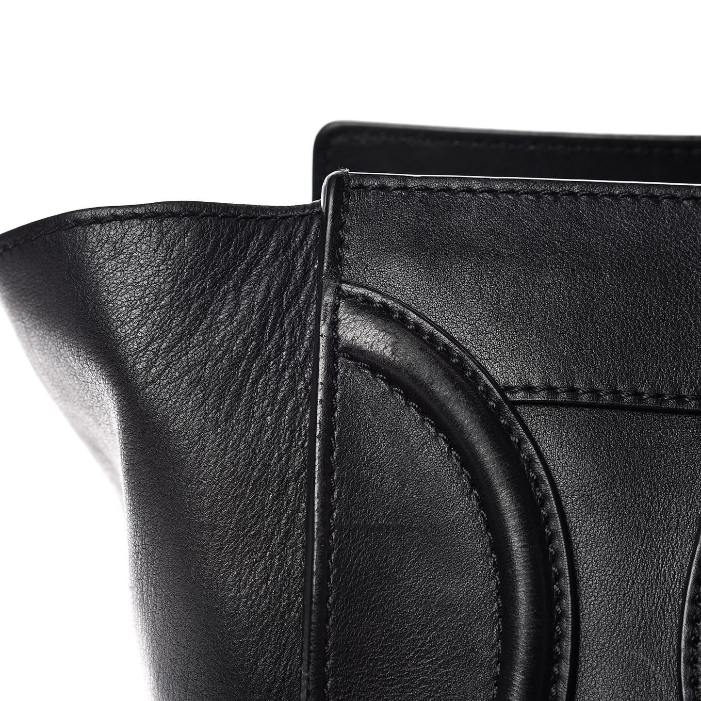Smooth Calfskin Mini Luggage Black