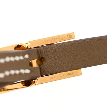 Hermes Swift Behapi Double Tour Bracelet T2 Etoupe Nata 4 of 4