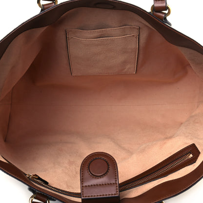 Gucci Soft GG Supreme Monogram Medium Crossbody Tote Beige Cuir 5 of 10