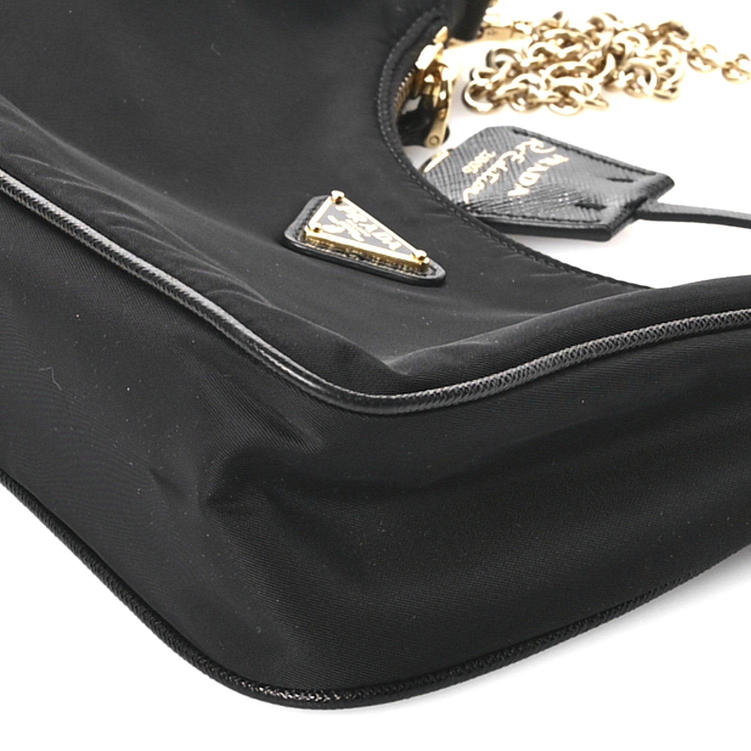 Prada Nylon Re-Edition 2005 Shoulder Bag Black 10 of 13