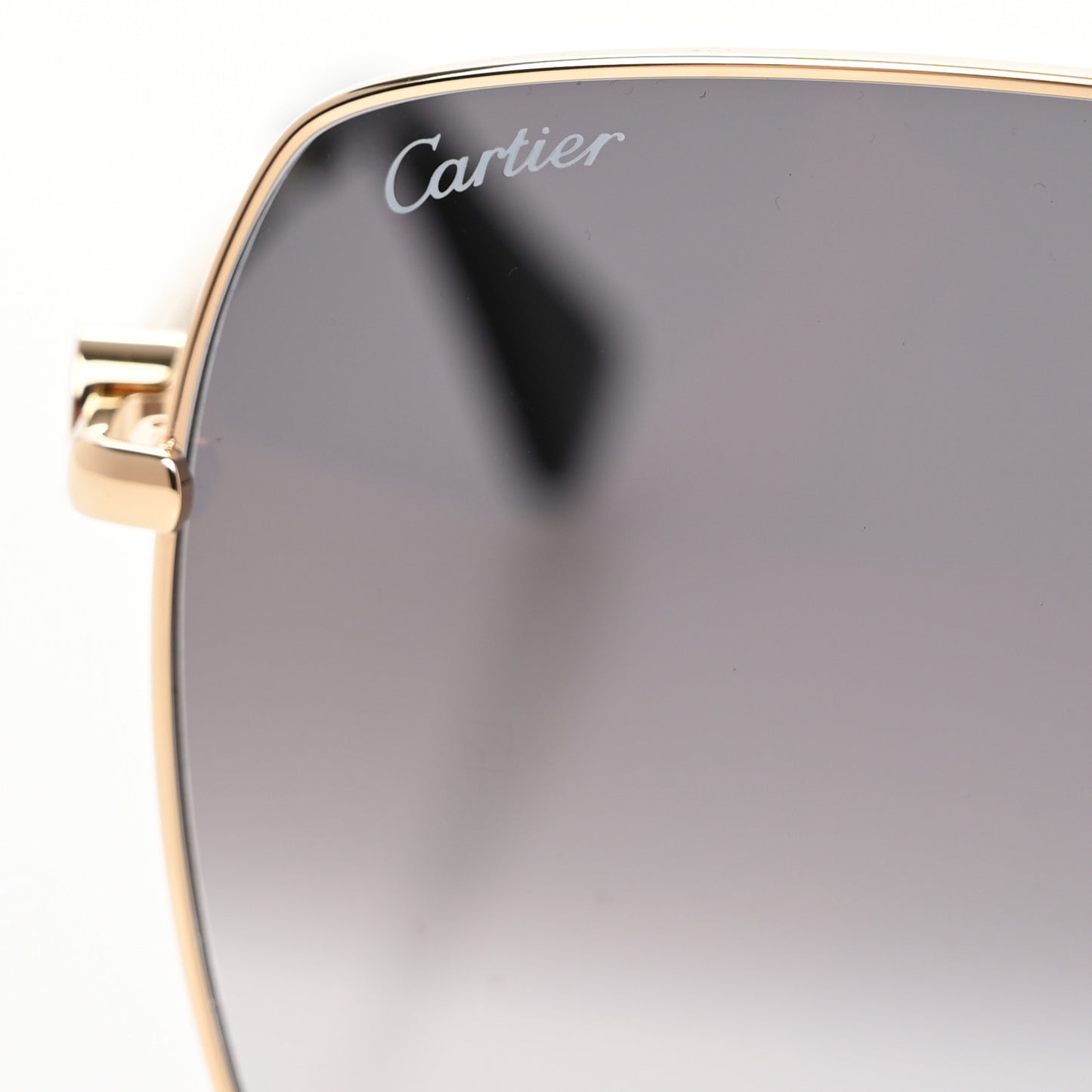 Metal Double C Squared Sunglasses CT0401S Gold