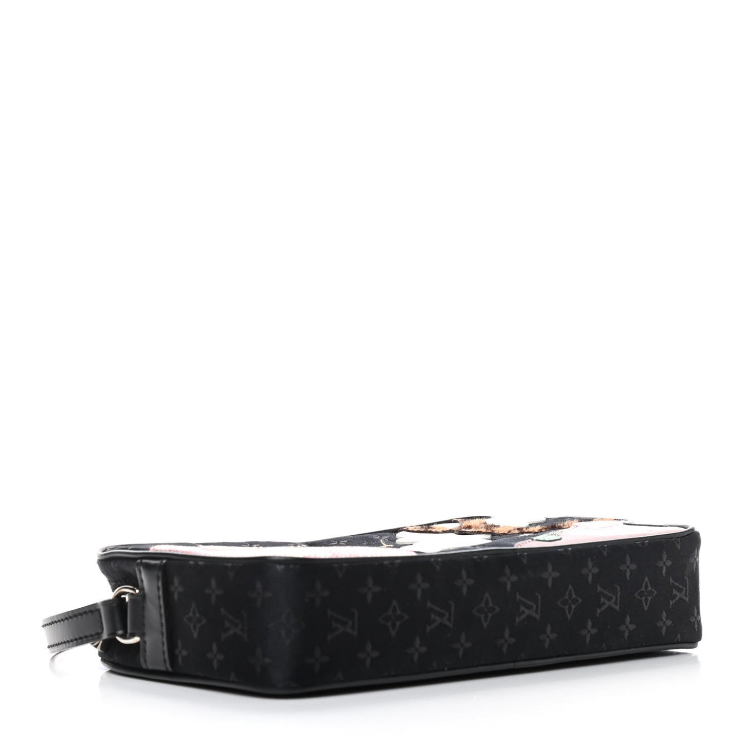 Satin Mini Monogram Conte De Fees Pochette Black