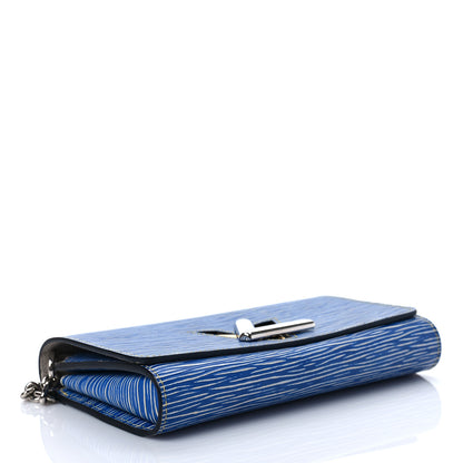Louis Vuitton Epi Twist Chain Wallet Denim Light 4 of 7