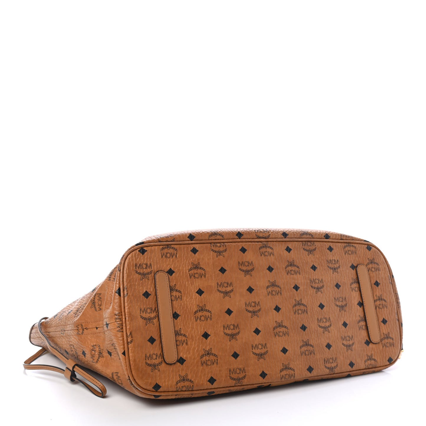 Visetos Large Liz Reversible Shopper Tote Cognac
