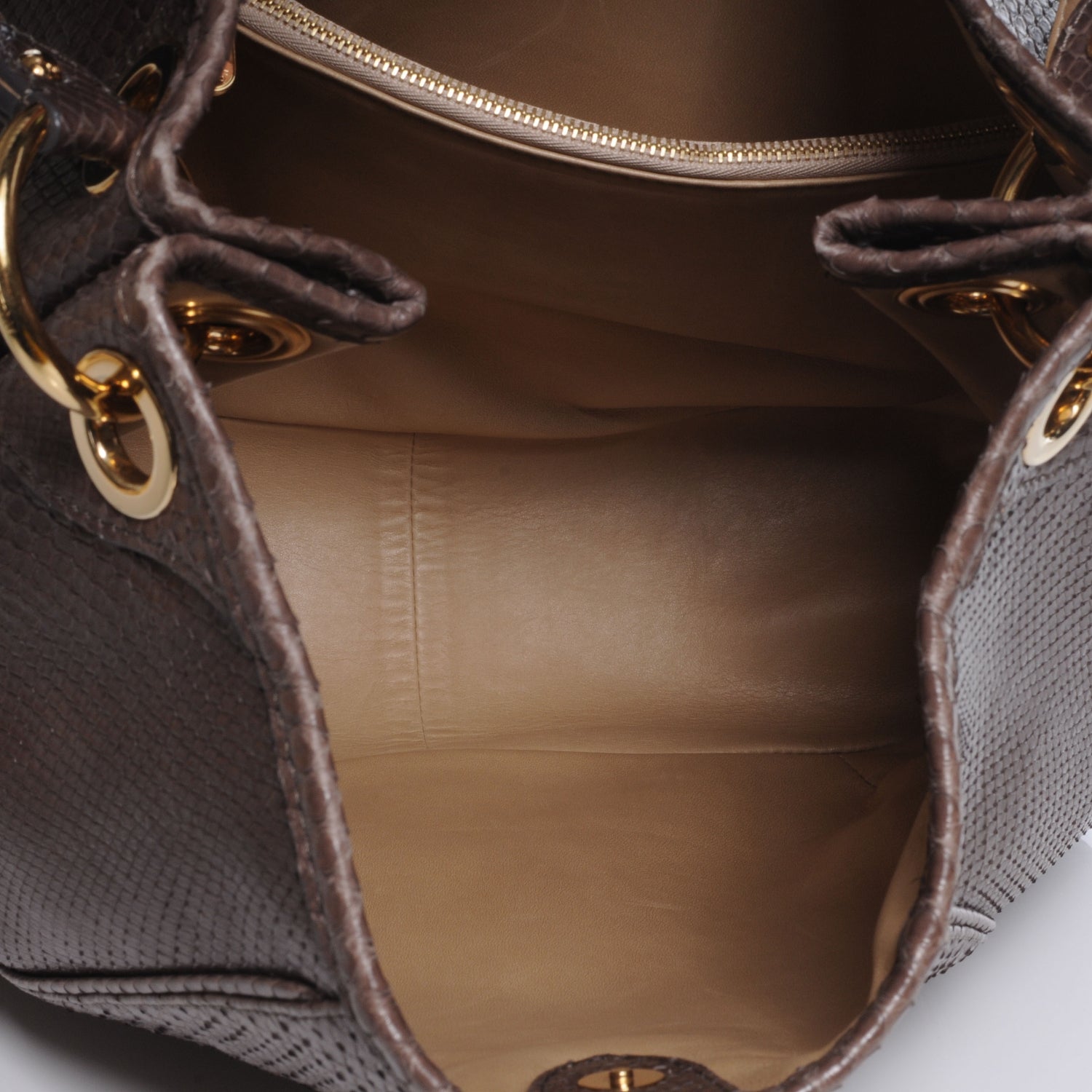 Louis Vuitton Python Galliera PM Gris 5 of 7