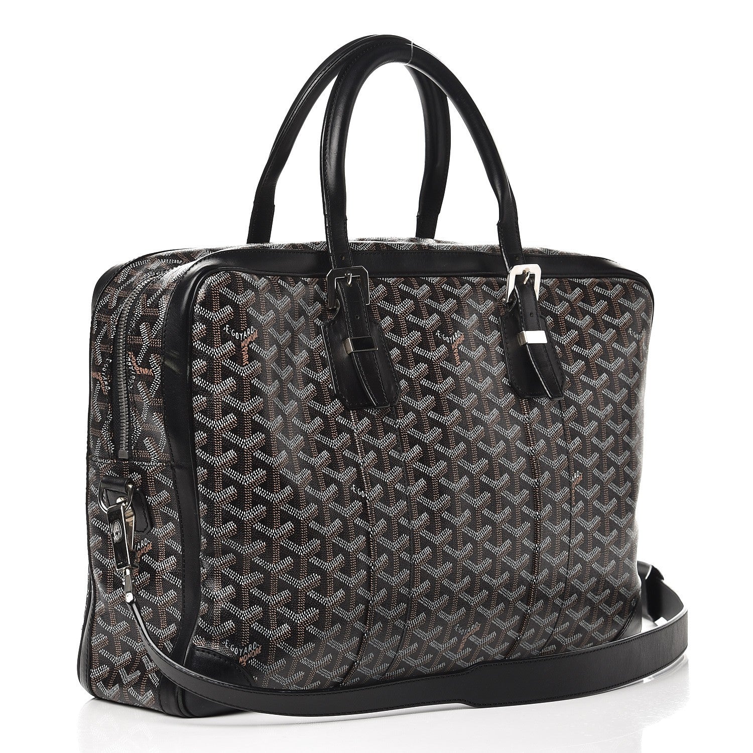 Goyard Goyardine Ambassade MM Briefcase Black 3 of 14