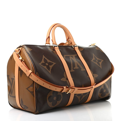 Louis Vuitton Reverse Monogram Giant Keepall Bandouliere 50 3 of 9