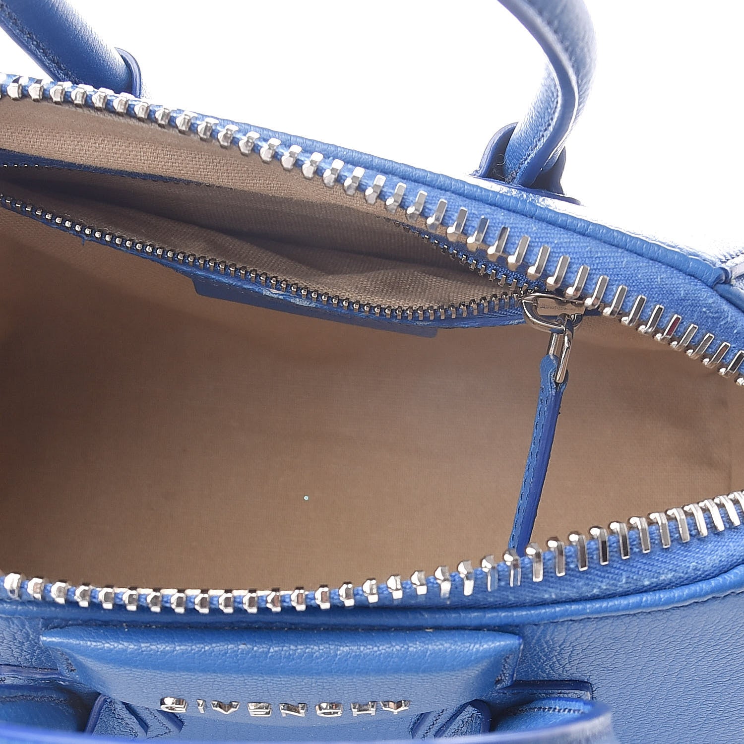 Givenchy Sugar Goatskin Mini Antigona Indigo Blue 5 of 12