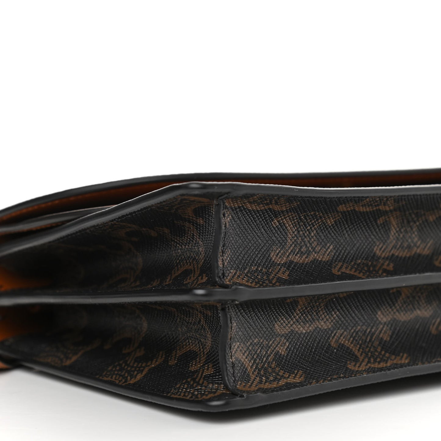 Triomphe Canvas Lambskin Wallet On Strap Tan