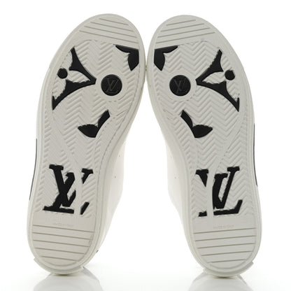 Louis Vuitton Charlie Sneakers 38.5 White Cacoa Brown 5 of 9