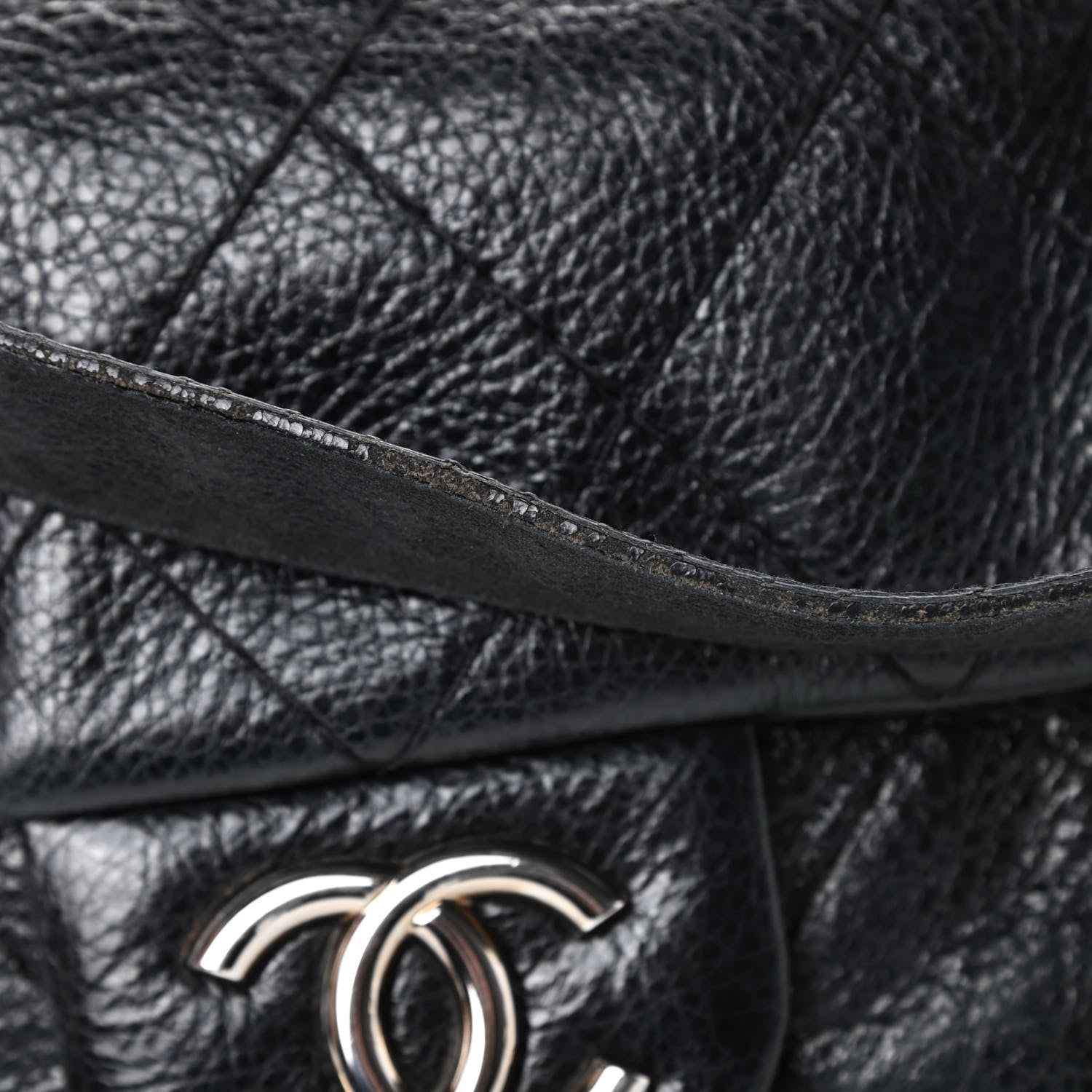 Chanel Glazed Calfskin Stitched On The Road Flap Black 15 of 16