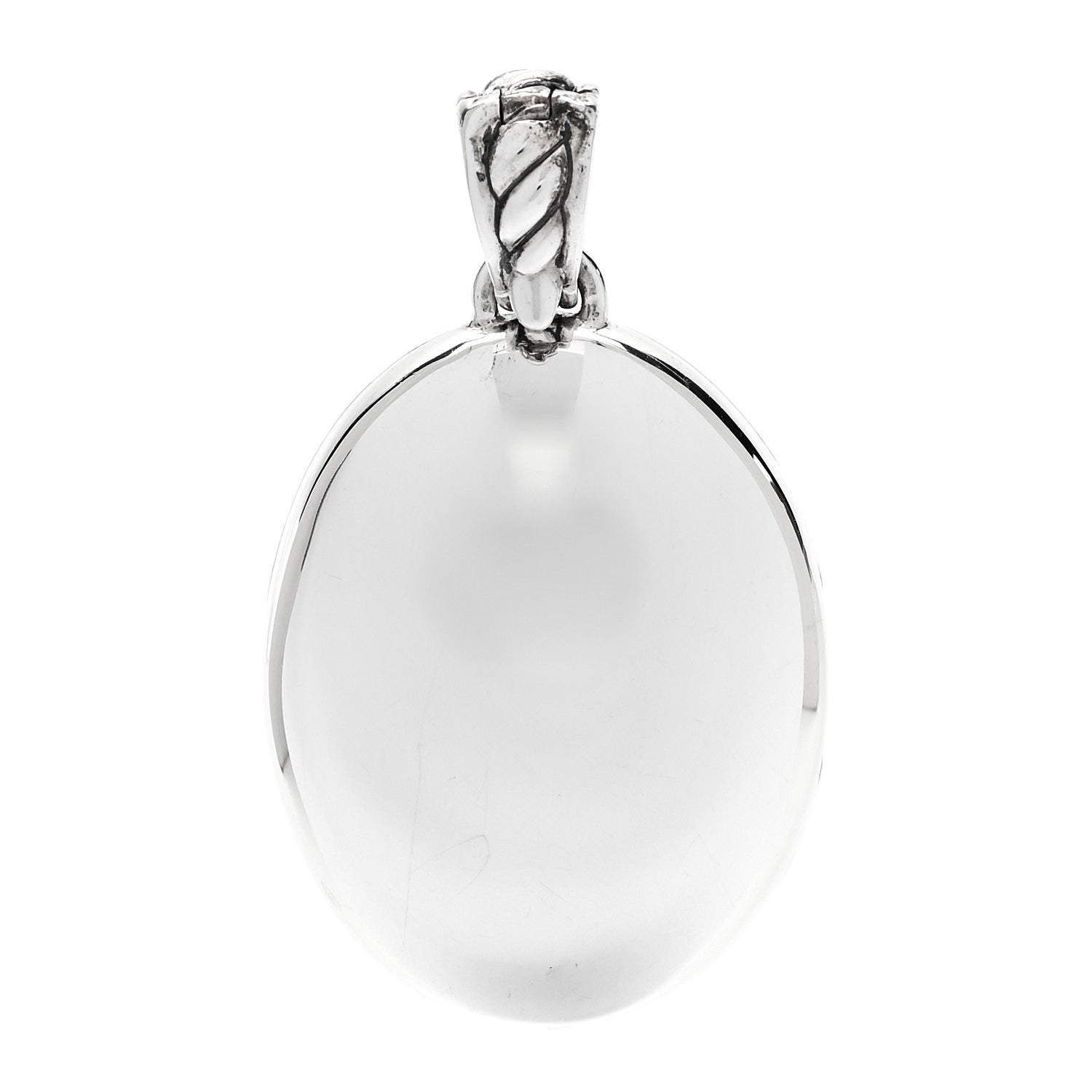 David Yurman Sterling Silver Oval Cable Locket 3 of 5