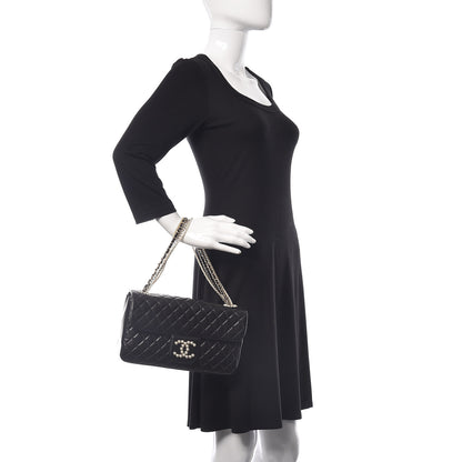 Chanel Lambskin Medium Westminster Pearl Flap Black 2 of 9